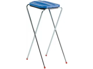 Afvalzakhouder Single 130 l, blauw - 2