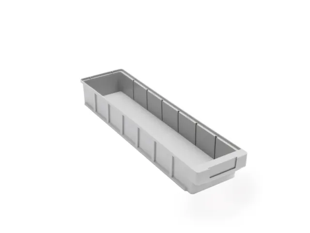 Bac Compartimentable Hxlxp 83X152X600Mm Pp Gris