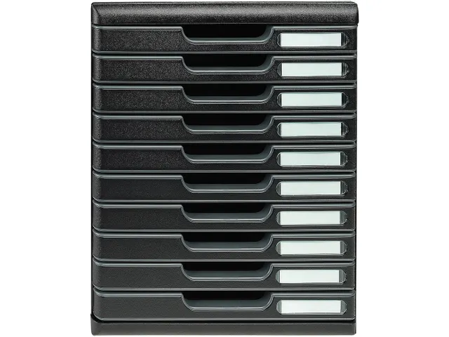 Ladenblok MODULO A4 10 laden Ecoblack Zwart