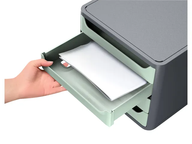 Ladenkast CEP First 4 lades plastic groen