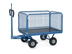 Handtrekwagen 6433P 450kg 1135x795mm draadgaas polyurethaan wielen