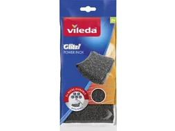 Vlidea Glitzi Power Inox schuurspons 2 stuks