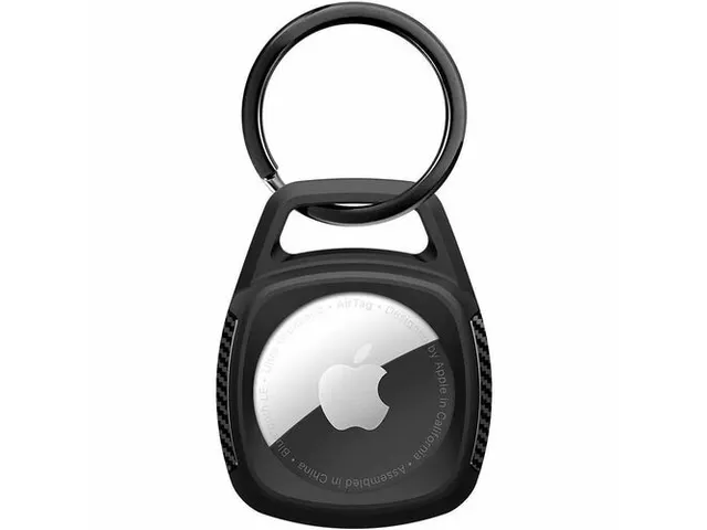 Spigen AirTag Case Rugged Armor Mat Zwart