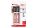 Viltstift edding 400 rond zwart 1mm blister à 4st
