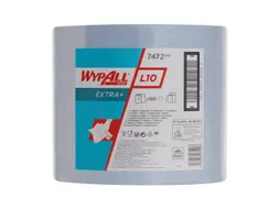 Wypall 7472 L20 poetsdoek rol 1-laags blauw 380 meter