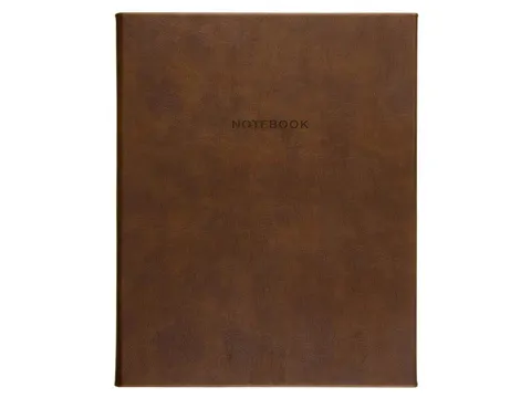 Notitieboek Èccolo Brown lijn ca.20x25cm 80gr. 256pag.