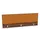 opzetpaneel bureau aanbouw achter NP-tiepolo nut BN3005-geel 1600mm
