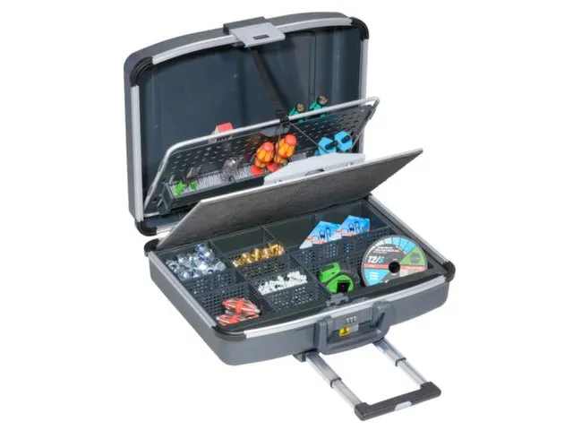 service-/montagewagen,HxBxD 200x490x425mm,gereedschapshouder