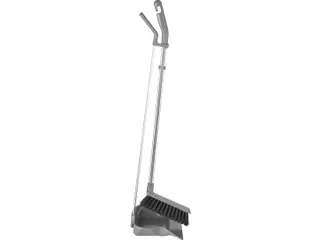 Vikan ErgoClean 559518 stoffer en blik set met lange steel lichtgrijs - 2