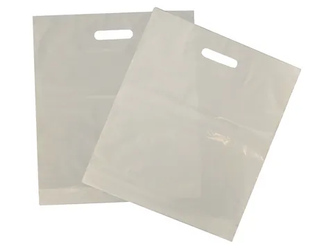 Draagtas neutraal 450x500mm 50Mu wit 500 stuks