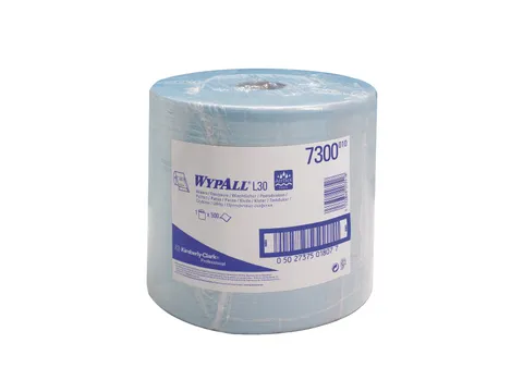 Wypall L30 7300 poetsdoeken op rol blauw 2-laags Airflex