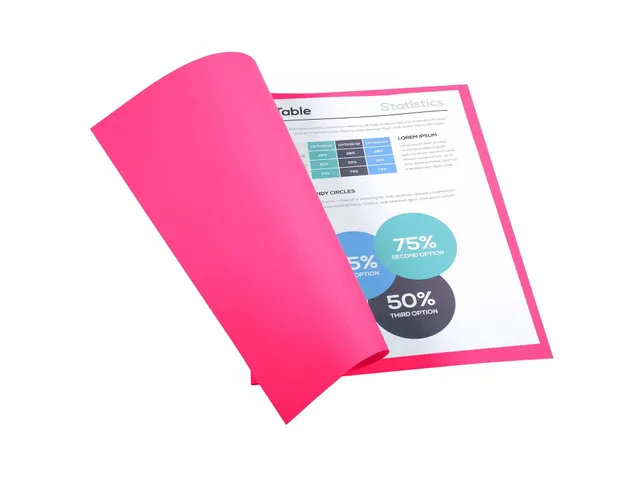 Dossiermap FOREVER 250 100% gerecycleerd 24x32cm Fuchsia 100 Stuks