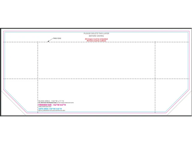 Tafelkleed Royal Economy 386x170 cm met eigen opdruk