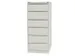 fichekast,HxBxD 1321x568x622mm,twee banen,6lade(n),romp wit,front wit