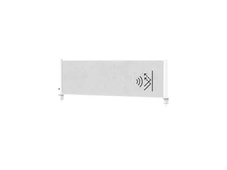 MAULconnecto scheidingsysteem Uplight 160x50 cm lichtgrijs Frame wit - 1