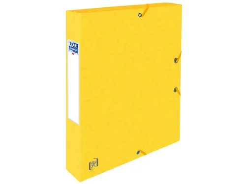 Elastobox Oxford Top File+ A4 40mm geel