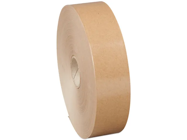 Gegomde Papieren Plakband 90 Gram 70mmx200Meter Rol Bruin