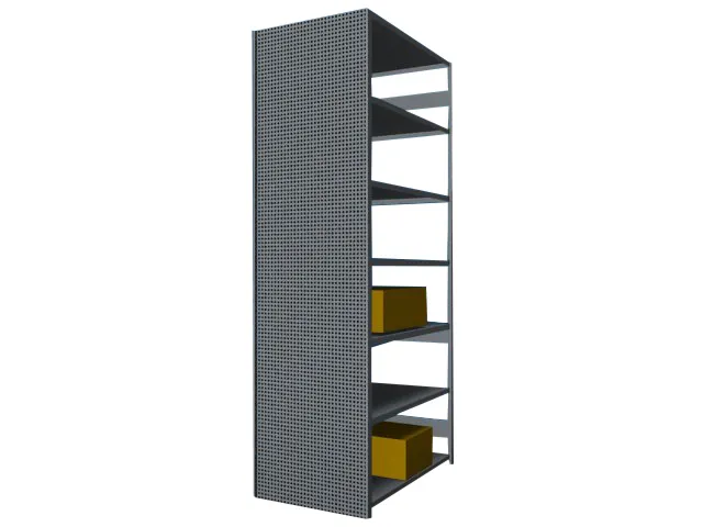 paroi latérale,p. rayonnage sans boulons,HxP 3000x800mm,galvanisé