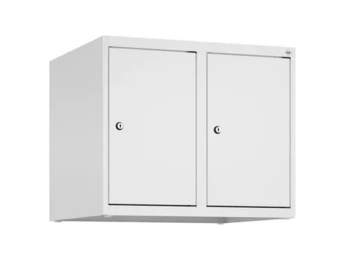 opzetkast,v. locker,2vak.,vak B 300mm,HxBxD 500x600x500mm,cilinderslot
