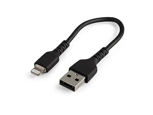 Premium USB-C naar Lightning Kabel 15cm Zwart