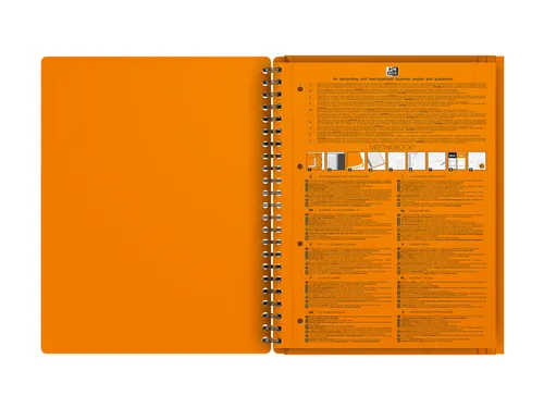 Spiraalblok Oxford International Meetingbook A4+ lijn