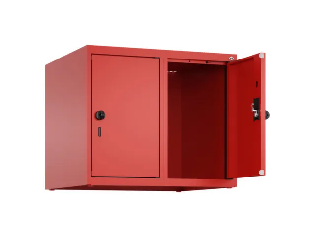 opzetkast,v. locker,2vak.,vak B 300mm,HxBxD 500x600x500mm,draaigrendel