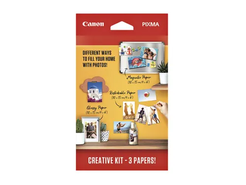 Fotopapier Canon creatieve kit met 3 soorten papier 60 vel