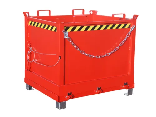 klapbodemcontainer,HxLxB 1145x1040x1245mm,1m³,hijsogen,vorksloffen