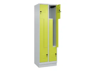Z-garderobekast,HxBxD 1950x600x500mm,vak B 150/300mm,draaigrendel - 2