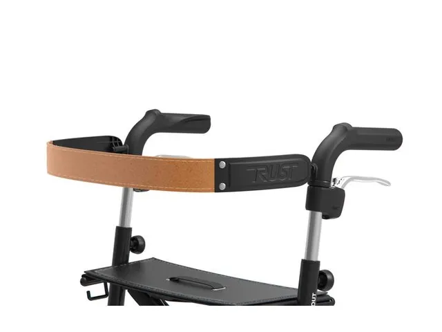 Trustcare Rugsteun Bruin voor Let's Go Out & Let's Fly rollator