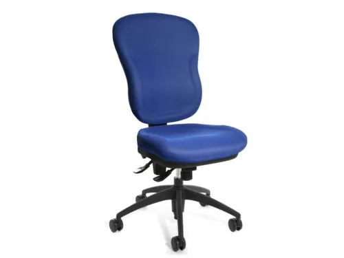 bureaustoel,synchroonmech.,zitting stof blauw,zitting H 430-550mm