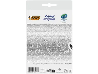 Balpen Bic Cristal medium assorti blister à 8+2 gratis - 5