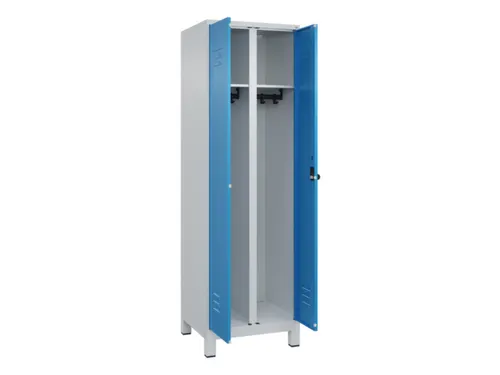 locker voor scheiding van kleding,HxBxD 1950x600x500mm,2vak