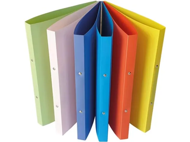 Sorbet ringmap A4 ringen van 16 mm uit PP assorti