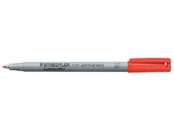Viltstift Staedtler OHP Lumocolor 315 non permanent M 1.0mm Rood