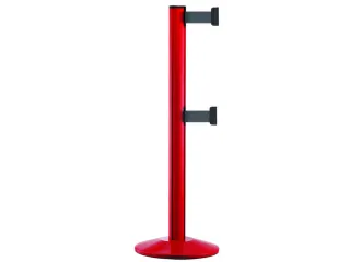Afzetsysteem Rood 3.7m 1000x70mm 2 Banden Bandkleur Zilvergrijs - 1