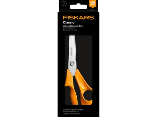 Schaar Fiskars Classic universeel 21cm oranje