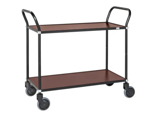 tafelwagen,draagverm. 250kg,2xhouten plaat,laadvl. LxB 950x430mm