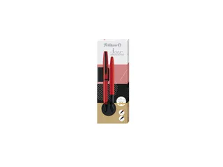 Schrijfset Pelikan Jazz Noble Elegance K36+P36 medium red - 2