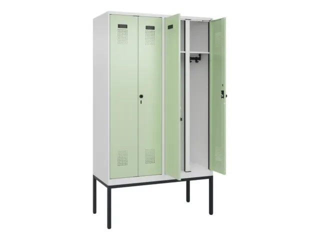 locker voor scheiding van kleding,HxBxD 2120x1200x500mm,4vak