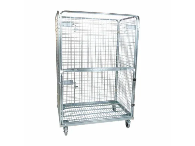 rolcontainer,draagverm. 600kg,HxLxB 1820x800x1200mm,4draadgaaswanden