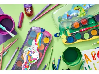 Potlood Faber-Castell grafiet Dino en Unicorn HB 2x72 stuks in koker - 5