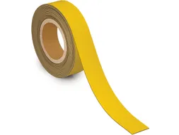 Magnetisch Etiketband Beschrijf- En Wisbaar Geel