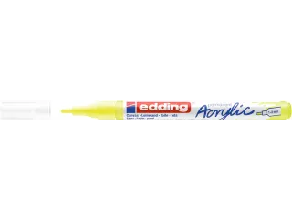 Acrylmarker edding e-5300 fijn neon geel - 1