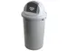 Poubelle en plastique Couvercle Volet Abattant 47L Gris