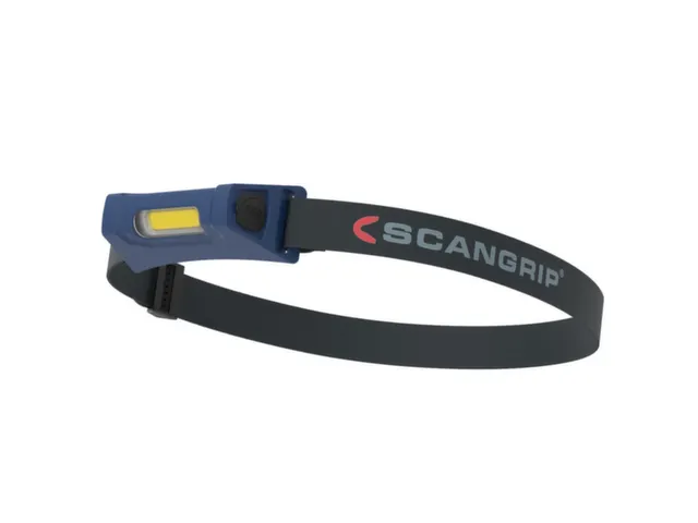 hoofdlamp,COB-led,20-200lumen,hoofdband,straalhoek 120/60 °,accu