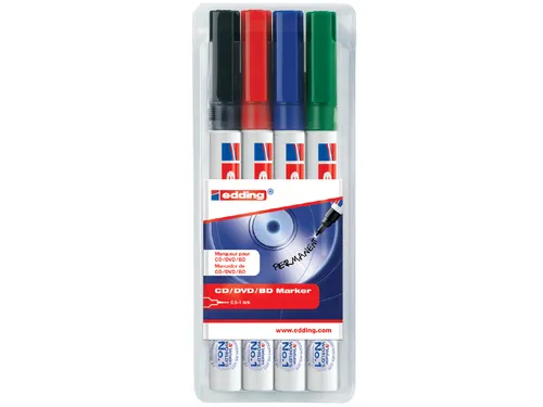 Cd marker edding 8400 rond assorti 0.5-1.0mm etui à 4st