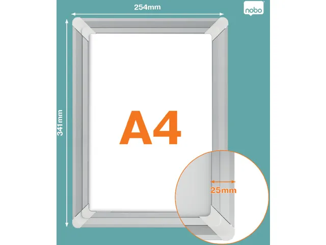 clicklijst Premium Plus, versterkende hoeken, ft A4