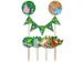 Cake decoratie Jungle 9 stuks