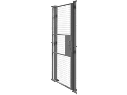 schuifdeur,v. scheidingswandsysteem,HxB 2200x2800mm,cil.-slot,staal
